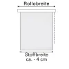 Rollo beige 75 x 150 cm 2-teilig