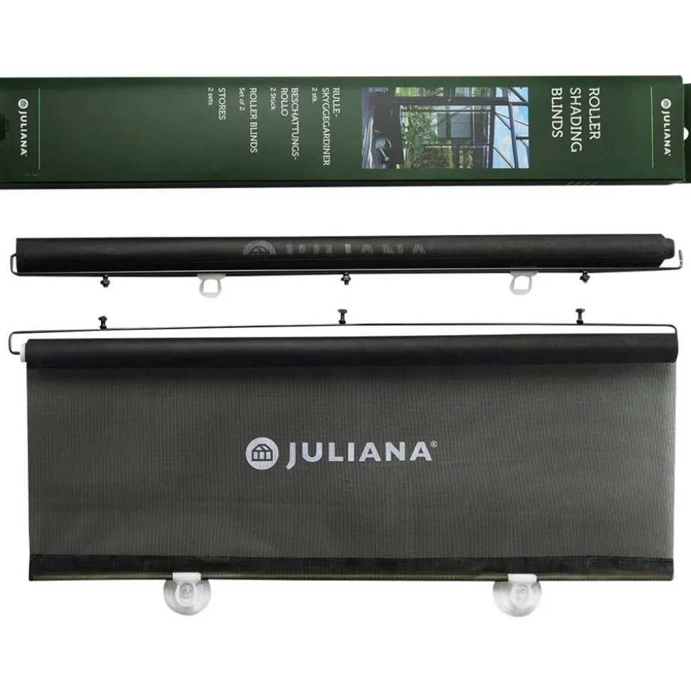 Rollo für Gartenhaus, 2er Pack 67,5 x 200 cm