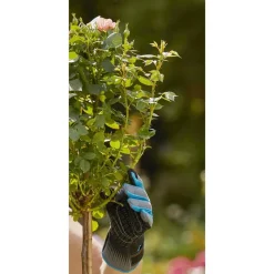 Rosenhandschuhe, Größe 8/M, grau/schwarz