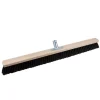Saalbesen mit Metallstielhalter Kunststoff PET 80 cm schwarz