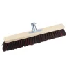 Saalbesen mit Metallstielhalter Arengamix 50 cm schwarz rot