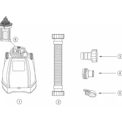 Salzwassersystem 'Hydrogenic' 6 g/h 80 W