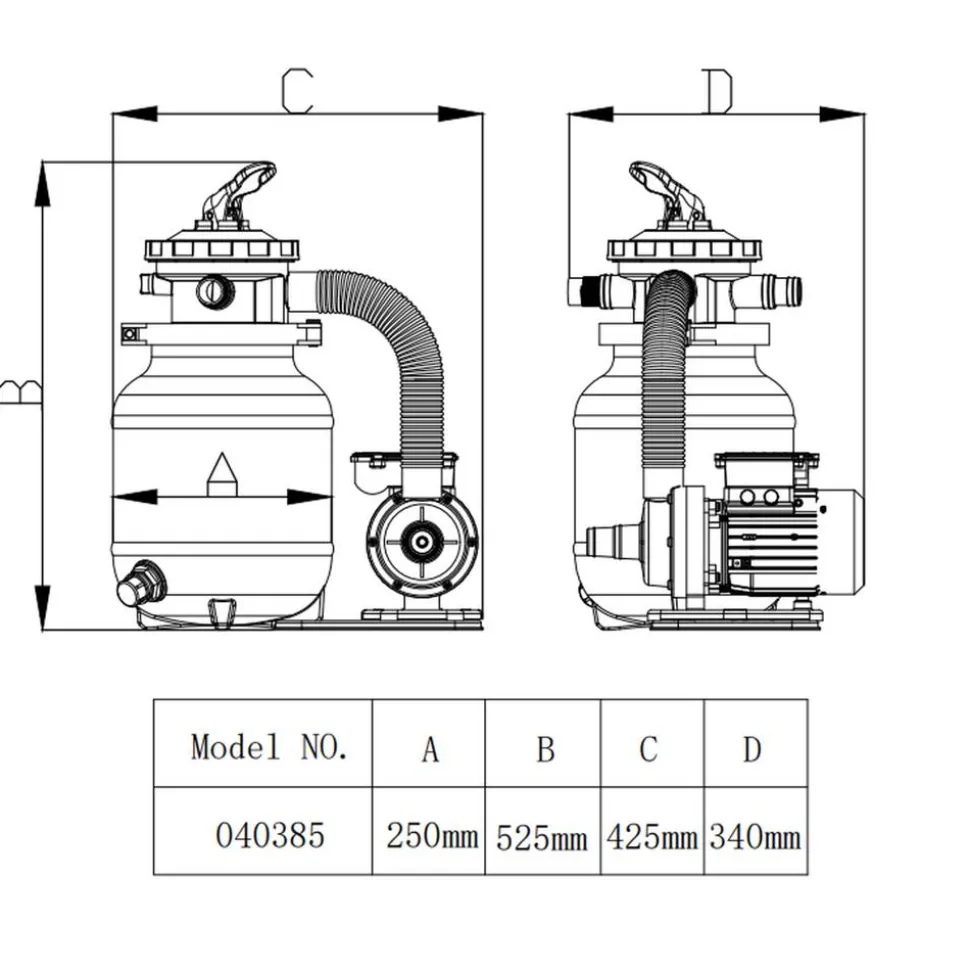 Sandfilteranlage 'Speed Clean Classic 250N' 3800 l/h