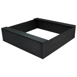 Sandkasten 'Jannik' WPC anthrazit 120 x 120 cm