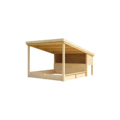 Sandkasten 'Tabalgu Bully' naturbelassen 214 x 173 x 270 cm