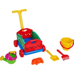 Sandwagen mit Eimergarnitur bunt 6-tlg.