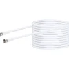 SAT-Anschlusskabel weiß 90 dB 15 m
