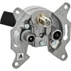SAT-Einzelanschlussdose 2,5 dB silbern