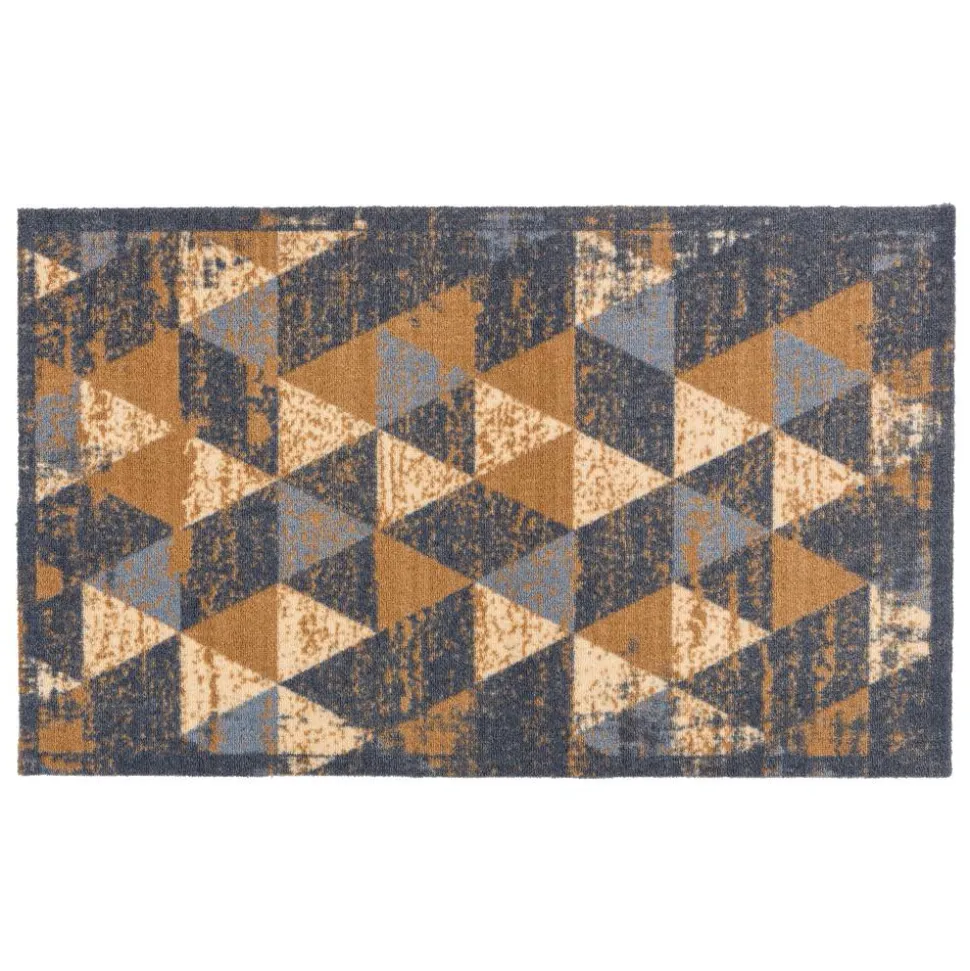 Sauberlaufmatte 'Miabella' 50 x 70 cm Dreicke grau