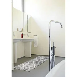 Sauberlaufmatte 'Miabella' 50 x 150 cm Rauten grau