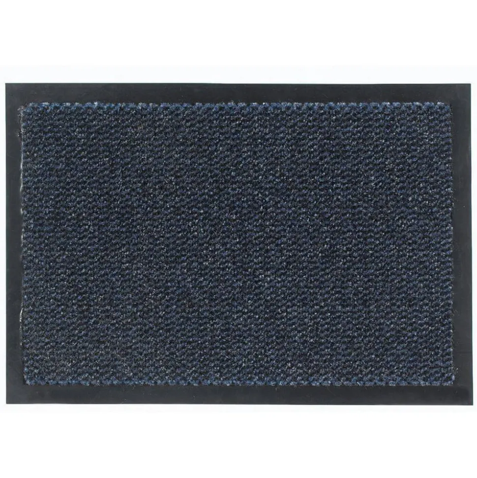 Sauberlaufmatte 'Saphir' blau meliert 60 x 90 cm