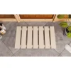 Sauna Bodenrost 'Premium' Espenholz naturbelassen 38 x 77 cm