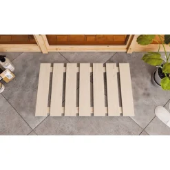 Sauna Bodenrost 'Premium' Espenholz naturbelassen 38 x 77 cm