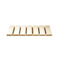 Sauna Bodenrost 'Premium' Espenholz naturbelassen 38 x 77 cm