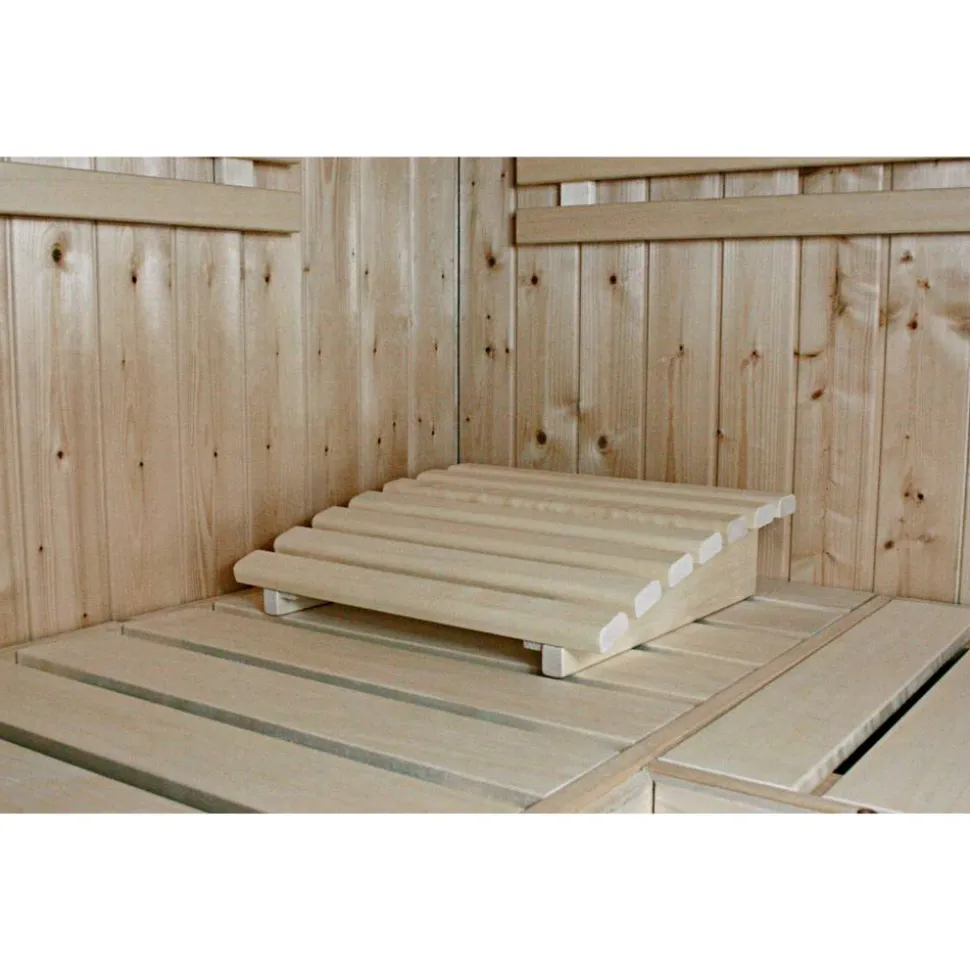 Sauna Kopfstütze 'Premium' Espe naturbelassen 31 x 46,2 cm