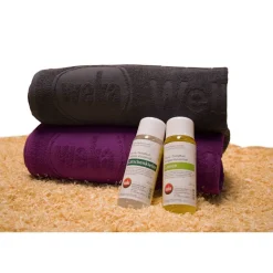 Sauna-Geschenkset, 2 Saunatücher, 2 Saunadüfte