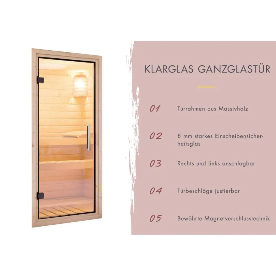 Saunahaus 'Aressa 1' anthrazit / graualuminium mit Anbaudach, Ofen 9 kW Bio externe Steuerung 452 x 231,5 x 276 cm