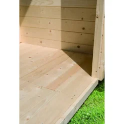 Saunahaus 'Norge' natur 9 kW Ofen, Steuerung Easy 231 x 196 x 238 cm