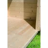 Saunahaus 'Norge' natur 9 kW Bio-Ofen, Steuerung Easy 231 x 196 x 238 cm