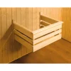 Saunahaus 'Salo 2' natur mit Sauna Varberg 3 und 7,5 kW OS-Ofenset, Steuerung 601 x 298 x 237 cm