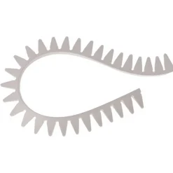 Schallschutzstreifen Silikon weiß 100 cm