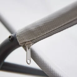 Schaukelliege 'Aliano' grau 57 x 84 x 143 cm