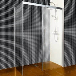 Schiebetür 'Beta' für Seitenwand rechts, mit Antikalkbeschichtung 120 x 190 cm