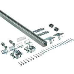 Schiebetürbeschlag Stahl verzinkt oben laufend 5,5 x 1850 mm