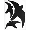Schild 'Vogelsortiment' schwarz