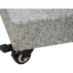 Schirmständer 'Ennio' für Schirmmast mit Ø 25 - 48 mm Granit 50 x 50 x 7,5 cm