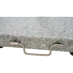 Schirmständer 'Ennio' für Schirmmast mit Ø 25 - 48 mm Granit 45 x 45 x 5,1 cm