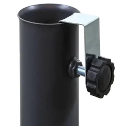Schirmständer für Schirmmast mit Ø 38 - 50 mm Stahl 89 x 89 x 32,9 cm
