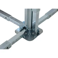 Schirmständer für Schirmmast mit Ø 48 mm Stahl 50,4 x 40,4 x 39 cm