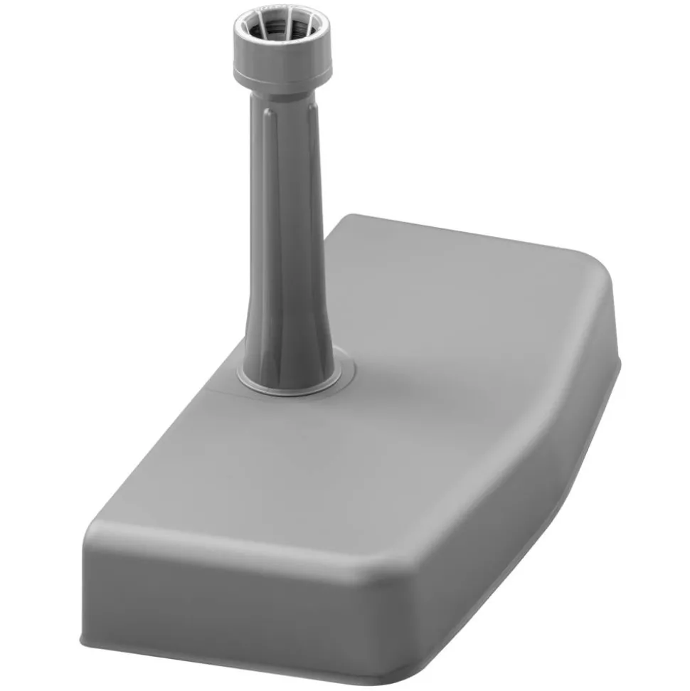 Schirmständer für Schirmmast mit Ø 32 mm Beton/Kunststoff 24 x 48,5 x 35 cm