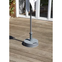 Schirmständer für Schirmmast mit Ø 19 - 38 mm Kunststoff 40 x 40 x 33 cm