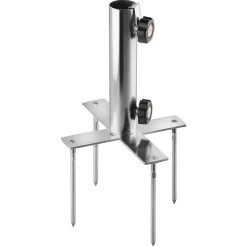 Schirmständer für Schirmmast mit Ø 38 mm Stahl 25 x 30 x 48 cm