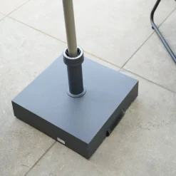 Schirmständer für Schirmmast mit Ø 54 mm Kunststoff 40 x 40 x 33 cm