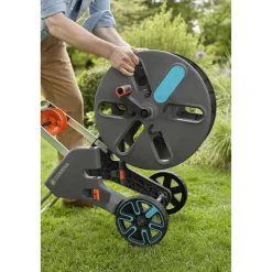 Schlauchwagen 'CleverRoll L Easy' schwarz max. 100 m Schlauchkapazität