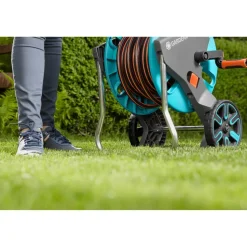 Schlauchwagen 'CleverRoll M Easy' türkis max. 60 m Schlauchkapazität