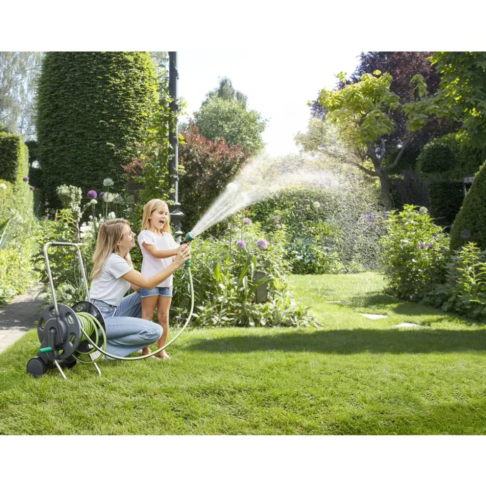 Schlauchwagen-Set anthrazit, grün 20 m Schlauchkapazität