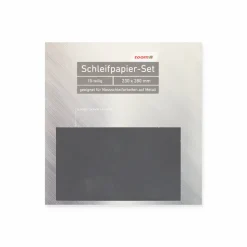 Schleifpapier-Set für Metall 23 x 28 cm 10-teilig
