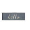 Schmutzfangmatte 'Hello' grau 25 x 75 cm
