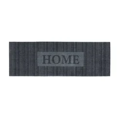 Schmutzfangmatte 'Home Stripe' anthrazit 25 x 75 cm