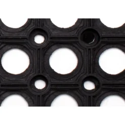 Schmutzfangmatte schwarz Gummi 80 x 120 cm