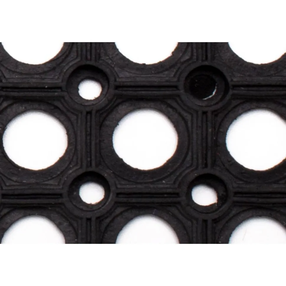 Schmutzfangmatte schwarz Gummi 80 x 120 cm