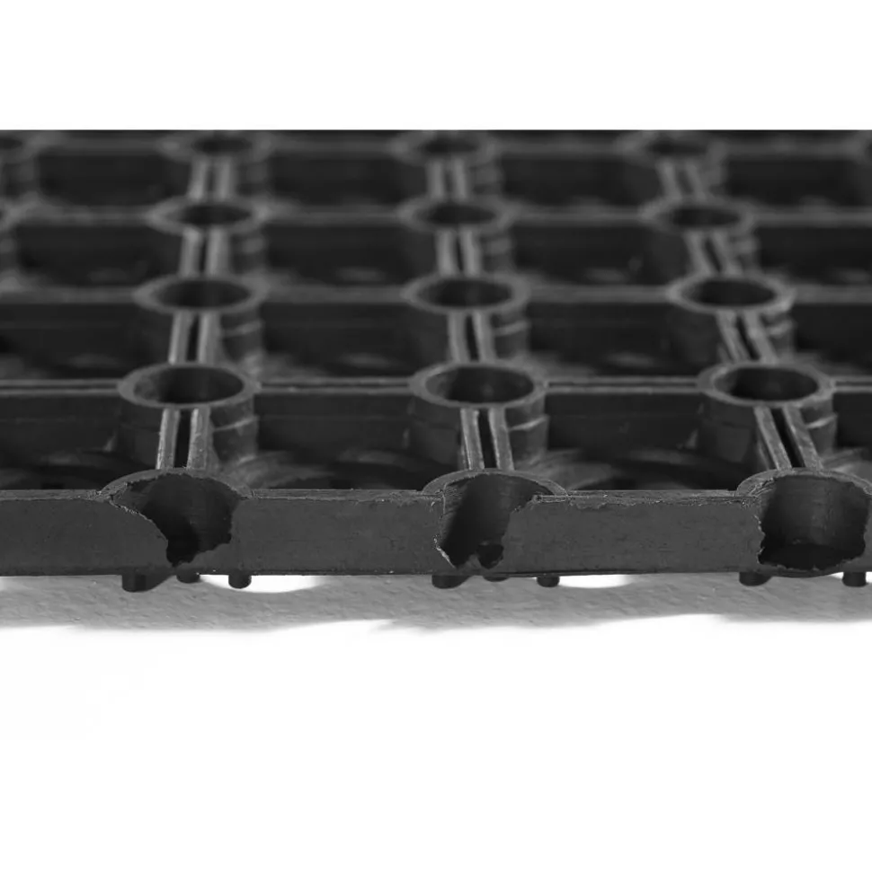 Schmutzfangmatte schwarz Gummi 80 x 120 cm