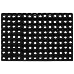 Schmutzfangmatte schwarz Gummi 80 x 120 cm