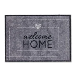 Schmutzfangmatte 'Welcome Home D.016' beton 50 x 70 cm