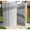 Schneckendusche/Umkleide silbern Gabione 230 x 180 x 210 cm
