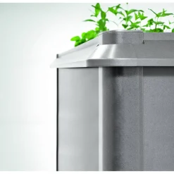 Schneckenschutz silber für Hochbeet 1,5 x 1 m